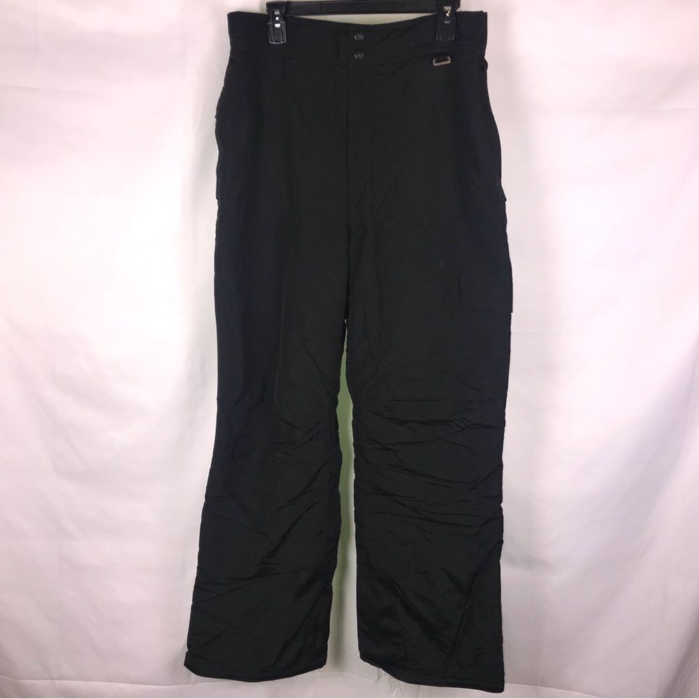 Slalom Large Black Snow Pants